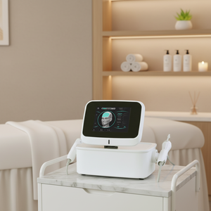 Appareil de beauté de bureau 2 <span class=keywords><strong>en</strong></span> 1 pour <span class=keywords><strong>le</strong></span> blanchiment et <span class=keywords><strong>le</strong></span> rajeunissement de la peau, nettoyage du <span class=keywords><strong>visage</strong></span>, poignée de refroidissement <span class=keywords><strong>en</strong></span> glace, traitement de l'acné, massage - Acier inoxydable - Product Image 1