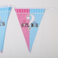 Ensemble de vaisselle pour fête prénatale, garçon ou fille, thème Gender reveal, Offre Spéciale
