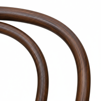 Chaise de restaurant légère en bois courbé PP, siège de salle à manger, mobilier pour café, bistrot et événements