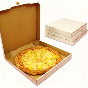 <span class=keywords><strong>Caja</strong></span> de Pizza Kraft Personalizable con Logotipo, Embalaje de Entrega de Alimentos Ecológico Impreso al por Mayor para Restaurantes - Product Image 2