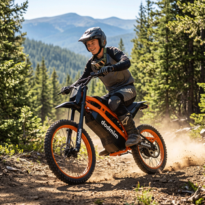 Motocicleta Eléctrica Todoterreno EM22-2 Directo de Fábrica, 2500W, 60V, 3 Velocidades, 70km/h Velocidad Máxima, 80km de Autonomía, para Adolescentes - Product Image 3