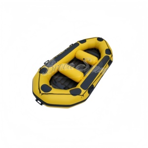 Bateau pneumatique CE 11 places 480 cm en Hypalon PVC avec fond flottant, casques et pagaies - Product Image 3