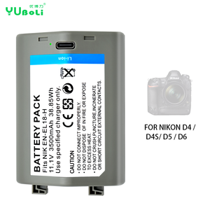 ใหม่ USB Type-C ชาร์จแบตเตอรี่ EN-EL18 สำหรับกล้องนิคอน D4, D4S, D5, <span class=keywords><strong>D6</strong></span> D-SLR - Product Image 2