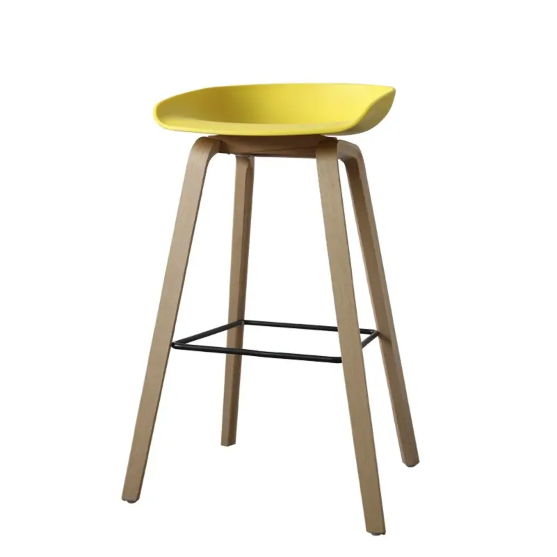 Beautiful plastic PP stool adjustable height popular fashionable bar chair modern stools bar chairs