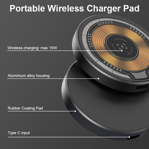 Tkt 15W Từ Sạc Không Dây Vòng Nhanh Chóng Sạc <span class=keywords><strong>Dock</strong></span> Trạm Smartwatch Power <span class=keywords><strong>Adapter</strong></span> Đối Với <span class=keywords><strong>iPhone</strong></span> Xiaomi Samsung Sạc - Product Image 6