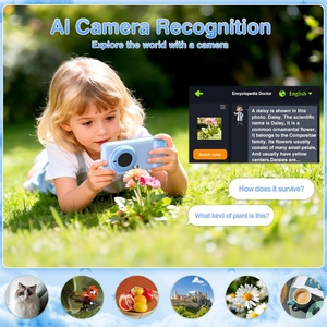 Caméra intelligente pour enfants avec reconnaissance photo WiFi, <span class=keywords><strong>chat</strong></span> vocal, écran tactile de 4 pouces, CCD, enregistreur vidéo numérique MicroSD, jouet éducatif - Product Image 3