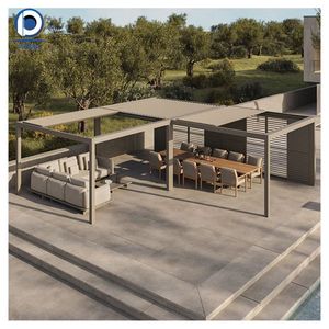 Cobertizo escalable plegable de buen valor, dosel <span class=keywords><strong>para</strong></span> exteriores, pérgola, sombrilla y refugio contra la lluvia <span class=keywords><strong>para</strong></span> jardín/terraza/Villa/ático - Product Image 3
