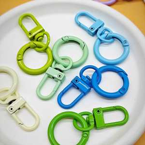 2025 Metal <b>Keychain</b> - Colorful Spring Hook Keyring, Durable Alloy Lanyard with Ornamental Buckle - Product Image 3