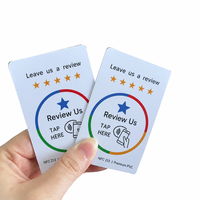 Tarjetas NFC RFID de Alta Calidad para Aumentar Reseñas, Tarjetas de Reseña NFC con Adhesivo