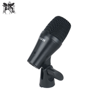 Pour Panvotech Kit de microphone à batterie filaire 7 pièces XLR Micros dynamiques cardioïdes Clips pour l'enregistrement d'instruments de performance sur scène