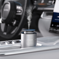 Diffuseur de parfum intelligent pour voiture rechargeable par USB avec logo personnalisé, produit de luxe sans fil en alliage d'aluminium pour voiture, parfum automatique