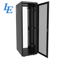 Armoire de serveur 19 pouces LE 42U, armoire de centre de données réseau, acier laminé à froid SPCC, porte en verre trempé, IEC297-2 IP20