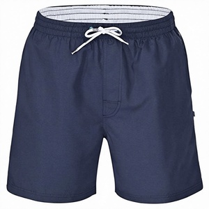 Bañadores tipo bóxer para hombre, de cintura baja, lavados, transpirables, impermeables, con cierre de cordón, de Spandex/Nylon, para playa. - Product Image 2