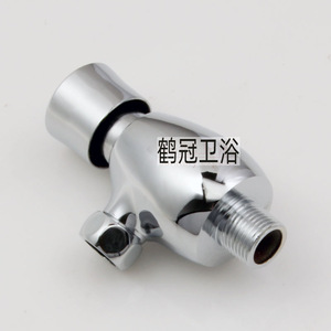 Válvula de descarga manual Crane Crown para urinario, montada en pared, de cobre, con botón pulsador, de bajo consumo de agua - Product Image 2