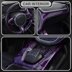 Vinilo para Automóviles PET de Fibra de Carbono Forjado con Acabado Brillante, Cambio de Color, Autoregenerable, Antiarañazos, Protección UV, Protección Infrarroja, Antiamarilleo - Product Image 3