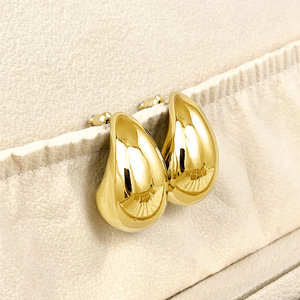 Orecchini a Goccia Leocicia Placcati in Oro, in Lega di Zinco, Classici Unisex alla Moda - Product Image 4