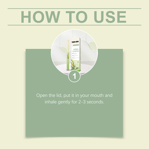 Không khói tinh dầu dính thực vật dựa trên bỏ hút thuốc Thanh Thảo dược thiết yếu hương vị không khí thơm hít - Product Image 6