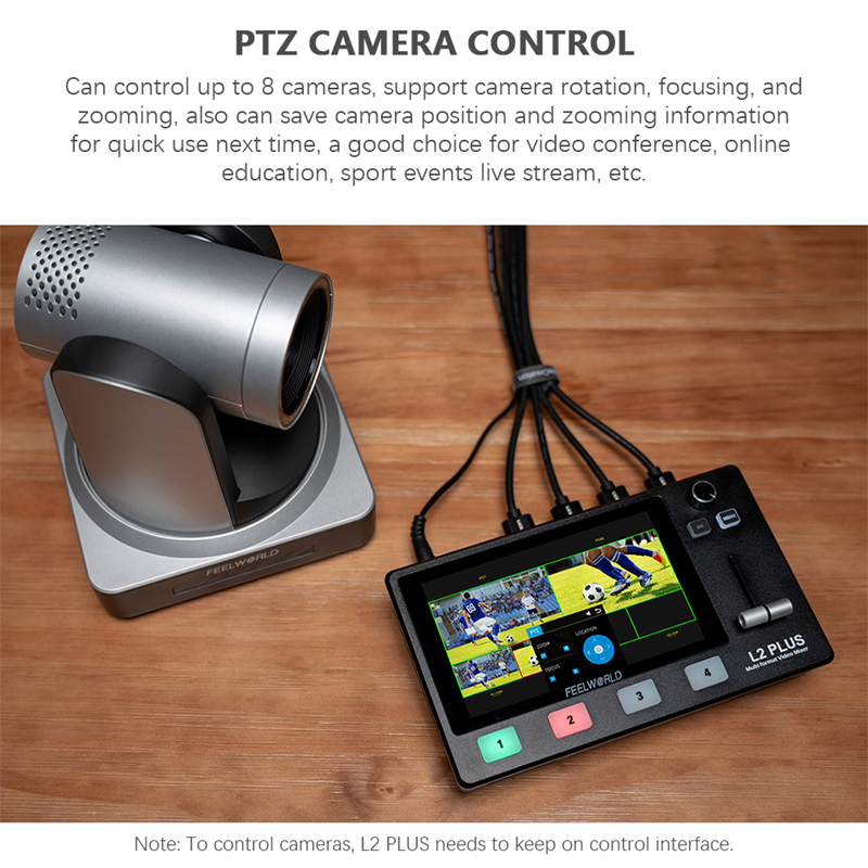 FEELWORLD LIVEPRO L2 Plus ビデオスイッチャー マルチフォーマット