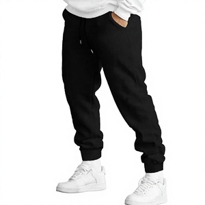 Premium Midweight <b>Men</b>’s Pants & <b>Trousers</b> Elastic Waist <b>Drawstring</b> Closure Elastic Cuff Casual Jogger Pants for Daily Wear - Product Image 3