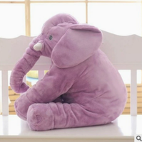 Mignon Éléphant Bébé Sommeil Oreiller Super Doux Confort pour Enfants PP Coton Remplissage Lavé Technique Soulagement Du Stress En Gros En Peluche Jouet