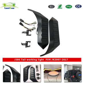 Tailplane Phía sau thân cây nắp cánh Spoiler với <span class=keywords><strong>LED</strong></span> cho Jeep Wrangler JK 2011 2017 lantsun <span class=keywords><strong>j386</strong></span> - Product Image 6
