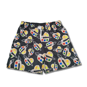 Pantalones cortos de baloncesto para jóvenes con estampado de sublimación de diseño personalizado - Product Image 3