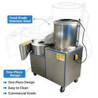 Hete Aanbieding 3-in-1 Aardappelwas-/Schil-/Snijmachine Prijs
