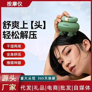 เครื่องนวดศีรษะ Lanbao รุ่น BP-TB01 อุปกรณ์สปาหัวแบบสั่นสะเทือนเพื่อการดูแลเส้นผมและผ่อนคลาย - Product Image 1