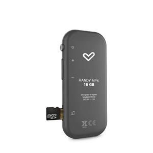 Lecteur MP4 pratique (16 Go, technologie Bluetooth, radio FM intégrée, carte Micro SD 128 Go) Gris - Product Image 2