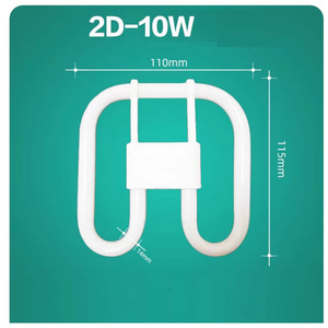 Đèn huỳnh quang honeyfly <span class=keywords><strong>2D</strong></span> 10W 16W 21W 38W hình bướm 3 màu chính 4 chân vuông trần hộ gia đình tiết kiệm năng lượng - Product Image 3