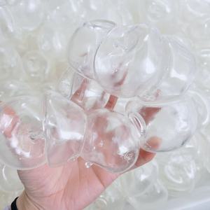 Composants de coque gonflable transparente en forme de pomme DIY, jouet anti-stress vide à presser pour la décompression - Product Image 3