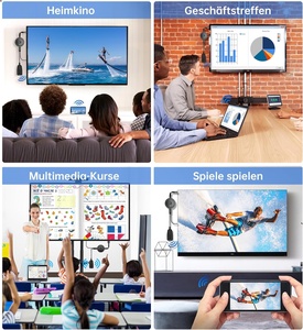 ไร้สายสำหรับดองเกิลทีวี 4K AT-Mizhi สมาร์ทมีเดียเพลเยอร์สตรีมมิ่งการฉายภาพหน้าจอ <span class=keywords><strong>Miracast</strong></span>/<span class=keywords><strong>iOS</strong></span>/Mac OS/Airplay/Android/Windows/DLNA - Product Image 6