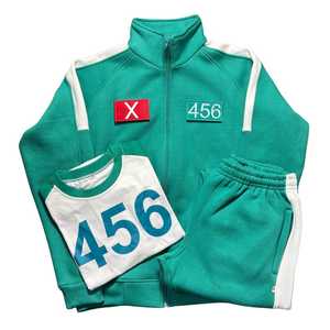 Costume da Cosplay <span class=keywords><strong>Squid</strong></span> Player 456 per Adulti Unisex, Tuta Traspirante in Poliestere FS-SG-1 - Product Image 1
