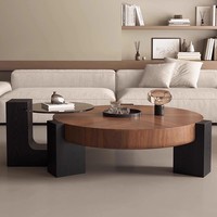 Chine Usine Minimaliste Moderne Table Basse En Verre Table Basse Ronde Salon Table Basse Ensembles