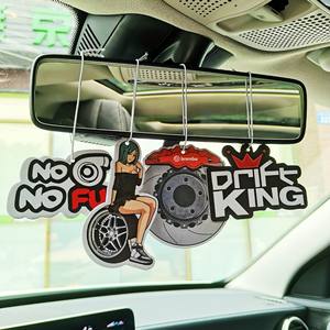 Starker und lang anhaltender Duft Letzte 17-23 Tage Hängender Duft für Auto oder Home Custom Logo Design Hängendes Papier Auto Lufter frischer - Product Image 3