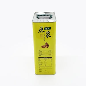 Lata Rectangular Vacía de Hojalata para Aceite de Oliva de Grado Alimenticio de 5L con Logotipo Personalizado, Impresión Offset y Superficie Lacada - Product Image 2