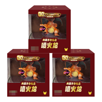 Set de Figuras Coleccionables Funism Pokemoned Edición Especial 30 Aniversario, Caja Sorpresa Charii Zard, Set de Regalo de Lujo