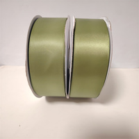 Ruban satin double face en polyester rose, largeur 38 mm, couleurs variées, stock abondant, 100 yards par rouleau, pour la fabrication de roses éternelles.