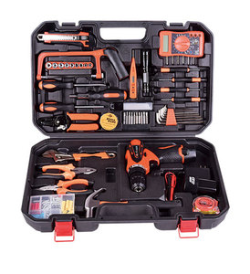Ensemble d'outils à main en plastique 19 pièces comprenant 8 mini marteaux 9 marteaux de sécurité 13 pinces à becs aiguilles 18 ciseaux 99 perceuses - Product Image 4