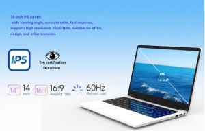 Laptop Sottile da 14 Pollici, Schermo IPS HD 1920x1080, Colori Vivaci, 16GB di Memoria, SSD da 512GB ad Alta Velocità, N95 Inglese CN - Product Image 5