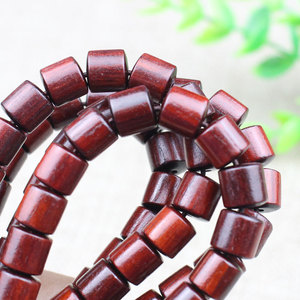 Small Leaf Sandalwood 8mm Barrel <b>Beads</b> 108 Piece Buddhist Prayer <b>Beads</b> For <b>Bracelet</b> Making <b>Men</b> Women Jewelry - Product Image 3