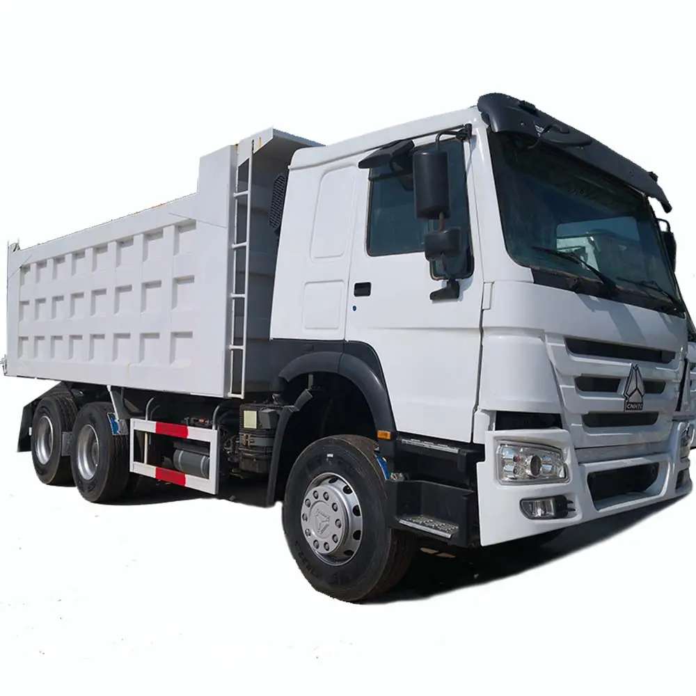 Ucuz 2018 kullanılan Sinotruk Howo 6X 4 DAMPERLİ KAMYON 10 tekerlekli 30 ton 40 ton 50 ton 351 - 450 hp DAMPERLİ KAMYON fiyat kullanılmış kamyon