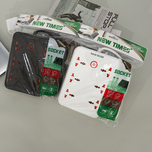 Thời gian mới bảng điện phổ quát với 6 <span class=keywords><strong>AC</strong></span> cửa hàng phụ kiện hệ thống dây điện Dải mở rộng Dây ổ cắm 10A Đánh giá hiện tại - Product Image 6