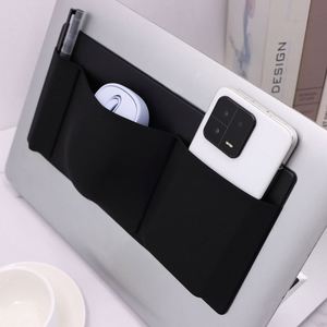 Pochette de rangement adhésive RTS à 3 niveaux pour ordinateurs portables, tablettes, iPad, souris, écouteurs – Sac promotionnel tendance et organisateur - Product Image 1