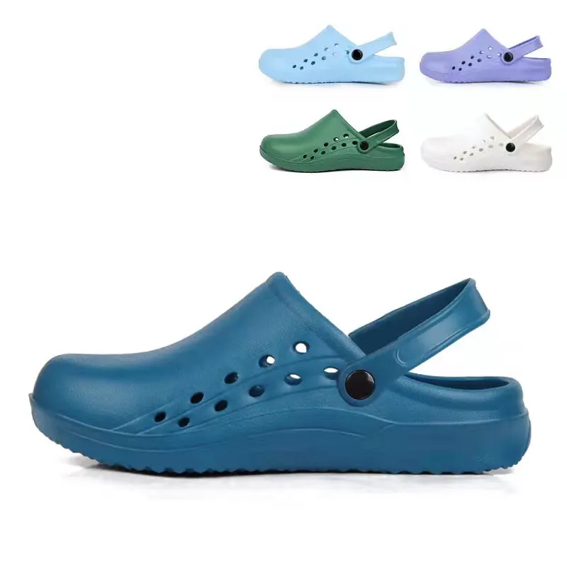 Pulizia infermieristica Clogs Pet ospedale lavoro saloni di bellezza EVA donna uniforme scarpe centro cura laboratorio flessibile Scrub scarpe mediche