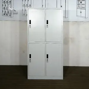 Armário de aço para pessoal de ginástica, armário de metal para troca de roupa, 6 portas, para venda