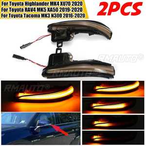 2 Luces LED Dinámicas de Señal de Giro para Espejo Lateral, para Toyota Tacoma, Highlander, Alphard, RAV4, Lexus LM 2020 - Product Image 1