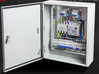 Double alimentation interrupteur automatique 2P ménage 63A100 triphasé 4P boîte de distribution complète armoire de commande 250A630A