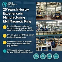 Bobines de refoulement en ferrite de style EE, sur mesure, grande taille, pour stockage d'énergie, produits industriels en ferrite Mn-Zn, chargeur pour transformateur et onduleur