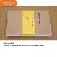 Carnet personnalisé A5 avec couverture en papier kraft écologique, reliure cousue, impression UV, et reliure à dos plat à 180 degrés pour usage professionnel